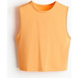 H&M Cropped Sportshirt aus DryMove - Orange