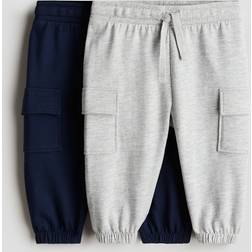 H&M Cargo Joggers 2-pack - Blue