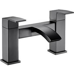 Balterley Contemporary Deck Mounted Bath Filler Tap Matt black