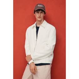 H&M Herre Jakke I Denim - Hvid