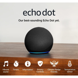 Amazon Echo Dot Big Vibrant Sound Wi-Fi And Bluetooth Smart Speaker