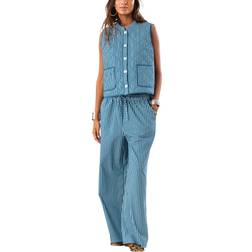 Lollys Laundry CairoLL Quilted Vest - Stripe