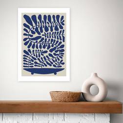 East End Prints 100 Leaved Plant Print A2 Framed Art