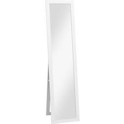 Homcom Cuerpo Entero 37x157 cm Blanco Espejo de Pie