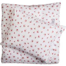 Beach House Cherry 150x210 cm Påslakan Vit (210x150cm)