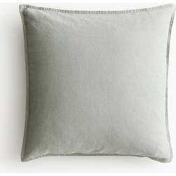 H&M Kuddfodral i Linmix 50x50 Salviagrön Örngott Grön (50x50cm)