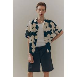 H&M Shorts I Linmix Relaxed Fit - Svart