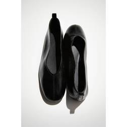 H&M Ballerinas Aus Leder - Schwarz