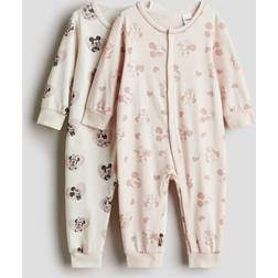 H&M Printed Pyjamas 2-pack - Pink