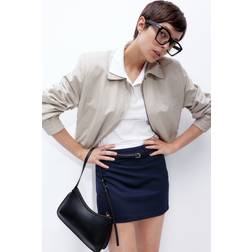 H&M Ladies Tailored Mini Skirt - Blue