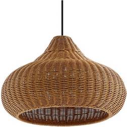 Lucande Taniola Beige Pendant Lamp ∅ 45cm