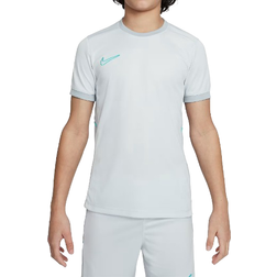 Nike Older Kid's Academy Dri-FIT Football T-shirt - Photon Dust/Light Smoke Grey/Dynamic Turquoise/Dynamic Turquoise (HJ3716-025)