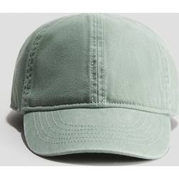 H&M Boys Green Cotton Twill Cap - Green