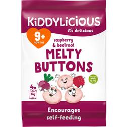 Kiddylicious Raspberry and Beetroot Melty Buttons 30g 30g 5pcs 1pack