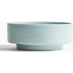 H&M Reactive-Glaze Stoneware Green Serving Bowl