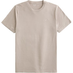 Hollister Icon Crew T-Shirt - Tan