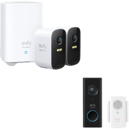 Eufy Cam S210 Video Doorbell C210 White 2-Cam Kit
