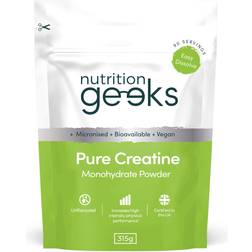 Nutrition Geeks Pure Creatine Monohydrate Powder 315g