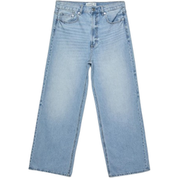 Stradivarius Wide Leg Baggy Jeans - Light Blue