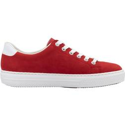 Rieker Sneakers I Mocka - Red