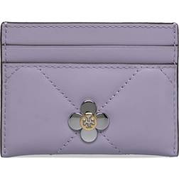 Tory Burch Kira Clover Diamond Quilt Card Case - Lila