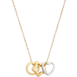 Coach Star Rondell Necklace - Gold/Silver/Transparent