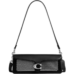Coach Tabby Shoulder Bag 28 With Crystal - Silver/Black