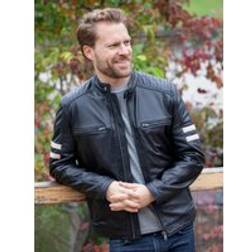 Lakeland Leather Charlie II Racer Jacket - Black