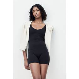 H&M Ladies Black Sports Playsuit with SoftMove - Black