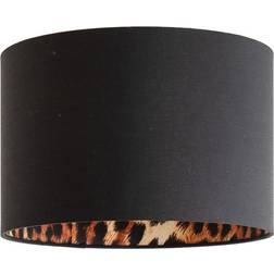 ValueLights Oasis Small Black Fabric Ceiling Light 20.5 x 30.5 x 30.5 cm Shade