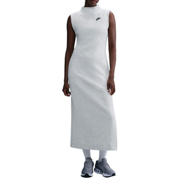 Nike Women's Sportswear Tech Fleece Slim Maxi Tank Top Dress - Grey