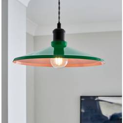 Dunelm Denver Shallow Easy Fit Shade - Green Shade ∅ 31.5cm