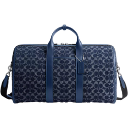 Coach Gotham Duffle Bag 45 In Signature Denim - Deep Blue