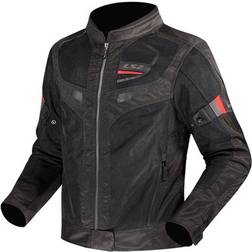 LS2 Ladies Garda Air Motorcycle Motorbike Urban Jacket - Black/Red Woman