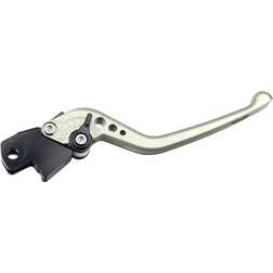 Biketek Adjustable CNC Moto Brake Lever Long - Titanium/Black