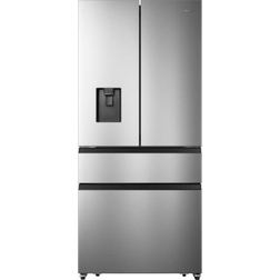 Hisense RF540N4WIE Kühlkombination 421 l E Grau
