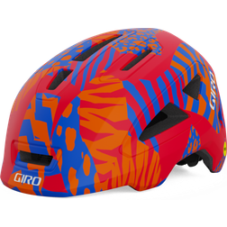 Giro Cykelhjälm SCAMP Mips II Kids Mat Red Animal S