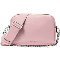 Michael Kors Bryant Medium Pebbled Leather Camera Crossbody Bag - Smokey Rose