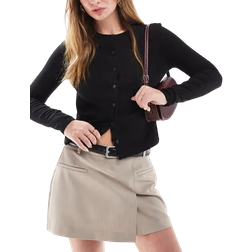 Cotton On Button Up Jersey Cardigan - Black