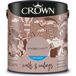 Crown Ceilings Figment Mid Sheen Wall Paint Vintage Crush 2.5L