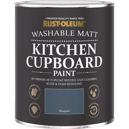 Rust-Oleum Kitchen Cupboard Paint Wood Paint Blue Print 0.75L