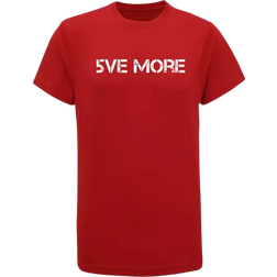 5ve More Men's Performance Tee - Fire Red