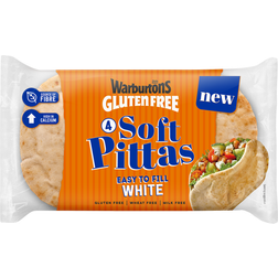Warburtons Gluten Free Soft White Pittas 4pk 4pack