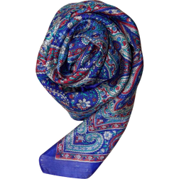 Besos Silk Scarf - Bright Blue
