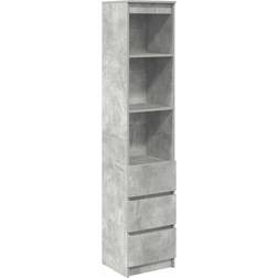 vidaXL Høybord Betonggrå 37,5 x 35 x 180 cm Konstruert Tre Skjenk 37.5x180cm