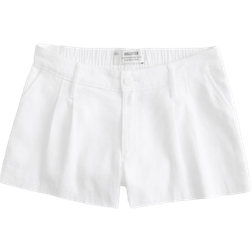 Hollister Livvy Low Rise Linen Blend Shorts - White