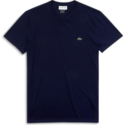 Lacoste Crewneck Pima Cotton Tee Navy Blue (9/XXXXL)