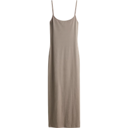 H&M Long Strappy Dress - Brown
