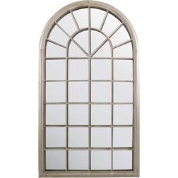 MirrorOutlet Large Garden 160 x 91 cm Brown Wall Mirror 91x160cm