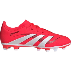 adidas Junior Predator Club FG/MG - Core Black/Gray Four/Lucid Red